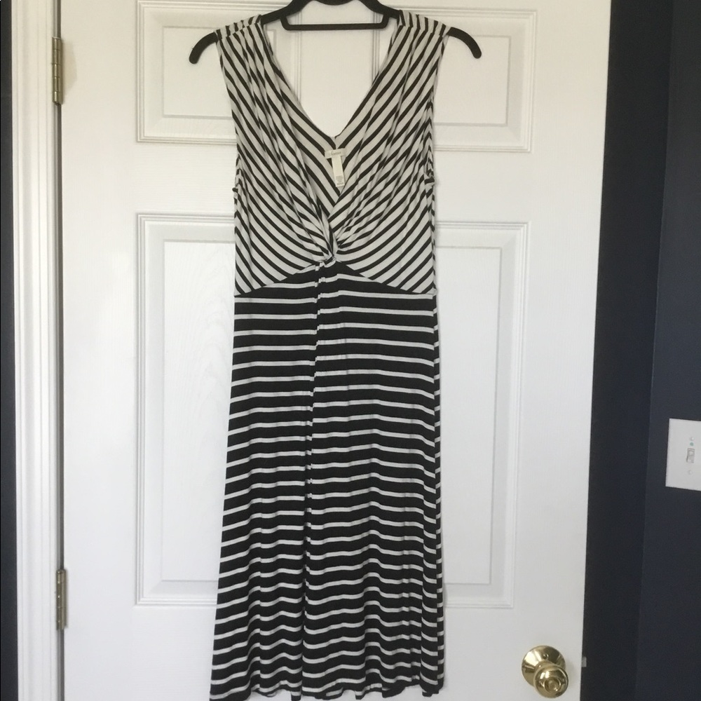 Soma Dress - Medium - Black and White